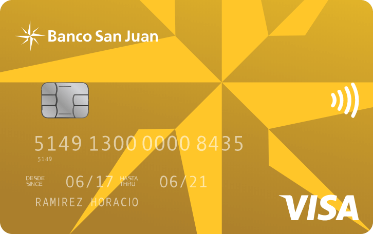 Banco San Juan Tarjeta Credito Gold