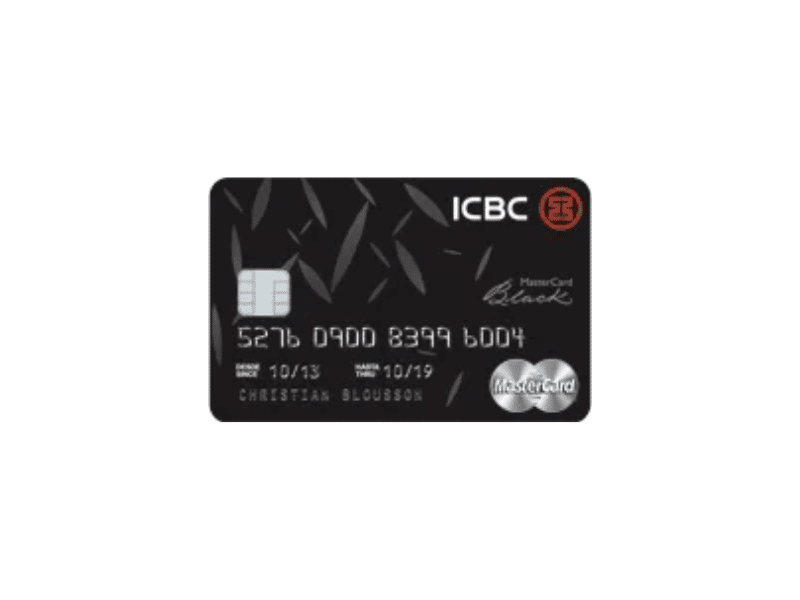 ICBC MASTER CARD BLACK